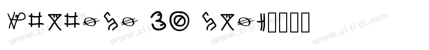puhuiti 30 thin字体转换